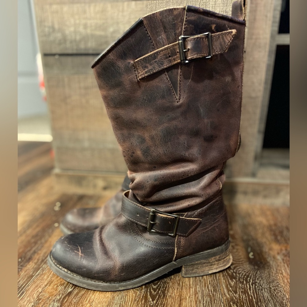 Steve Madden Leather Riding Boot